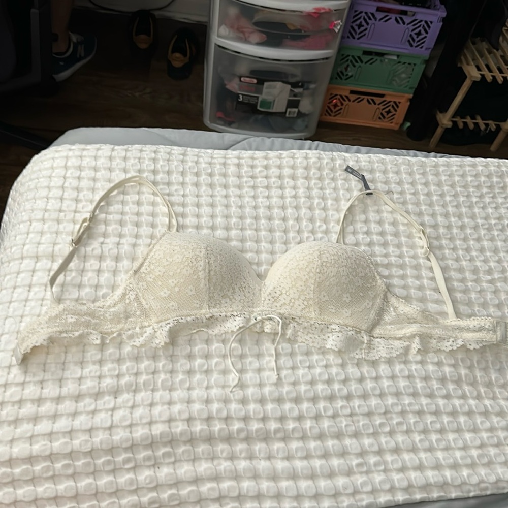 AERIE lace white bra